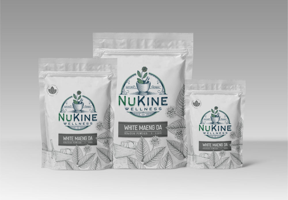 White Maeng Da Kratom Powder - NuKine Wellness